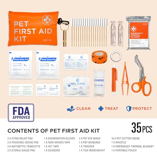 ARCA PET Dual First Aid Kit Bundle – Home, Travel, and Outdoor Emergency Essentials