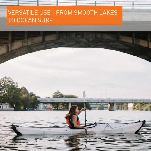 Oru Bay ST Foldable Kayak | Stable, Durable, Lightweight - Lake, River, and Ocean Kayaks - Intermediate - Size (Unfolded)