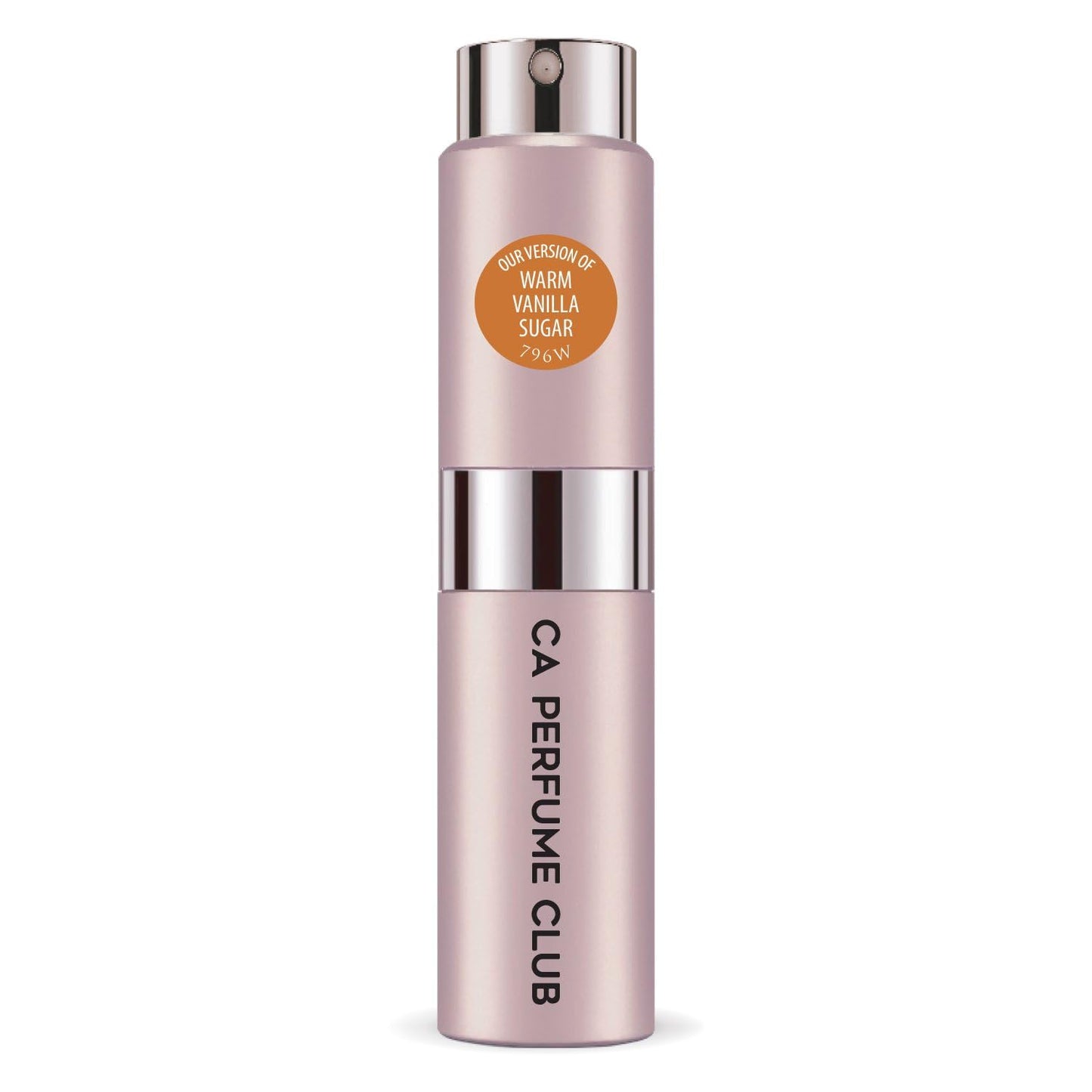 CA Perfume Impression of Warm Vanilla Sugar for Women Amber Vanilla Scent Long Lasting Perfumes for Women Eau De Parfum Travel Size Refillable Atomizer Spray 0.27 Fl Oz 8ml
