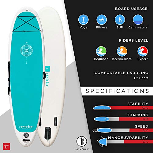 redder Stand Up Paddle Board Inflatable SUP Board for Kids and Adult Stand Up Paddling Board with Leash, Paddle, Backpack,...