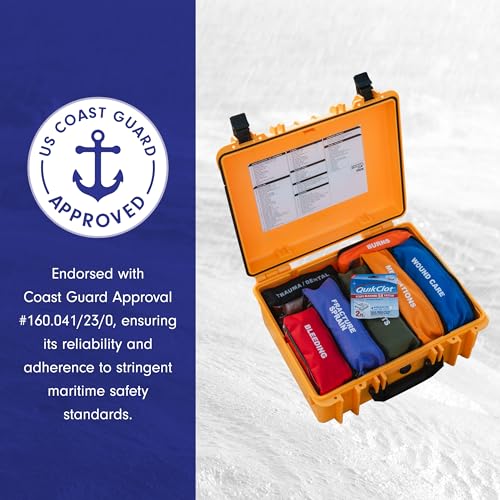 Adventure Medical Kits Marine Series Medical Kit - 3500 - Boat First Aid Kit For Large Crews 24 Hours From Care - Includes...