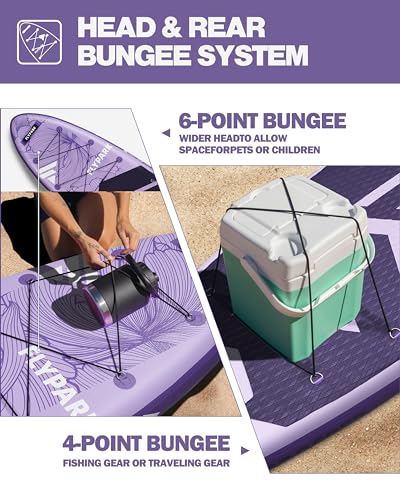 Flypark Standard&Family Bundles｜11'x34 & 11'x35 Inflatable Stand Up Paddle Boards, All Accessories+2, 116L Backpack, Shoul...