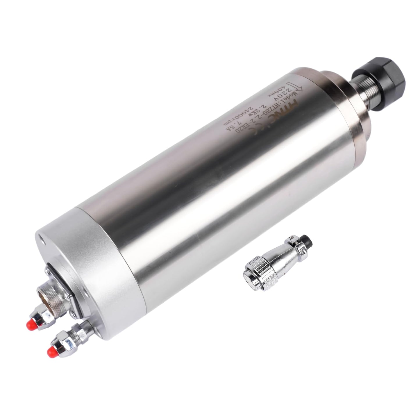 Woosphy CNC Spindle CNC Motor Water Cooled Spindle 220V 8A 2.2KW 400Hz 5000-24000 RPM ER20 Replacement for CNC Router Machine