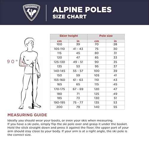Rossignol Tactic Alpine Ski Poles - Strong, Lightweight Downhill Ski Poles
