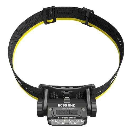 Nitecore HC60 UHE 1600 Lumen Headlamp, USB-C Rechargeable with White and Red Beams for Night Runing, Camping, Hiking, Hunting, and Industrial Work Sticker