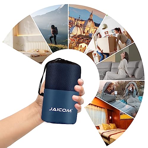JAICOM Sleeping Bag Liner, Travel Sheets & Adult Sleep Sack, Ultralight and Portable Summer Sleeping Bag - Ideal for Backp...