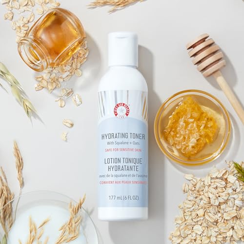 First Aid Beauty - Hydrating Toner with Squalane and Oats, Natural Wild Oat Skin Calming Toner, Helps Reduce Lines & Wrink...