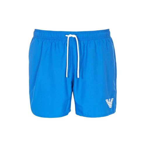 Emporio Armani Men's Essential Eagle Logo Swim Boxer, Royal, 54