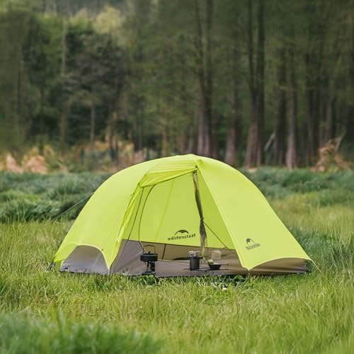 Naturehike Star Trail 2.3lb One Person Tent, Easy Setup, Compact, Spacious, Ultralight 1 Person Backpacking Tent for Campi...