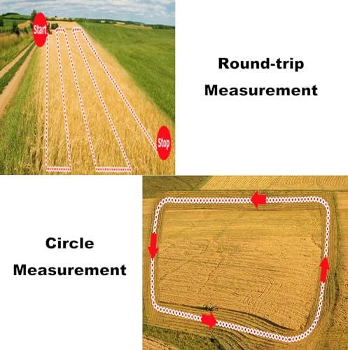 Generic Land Surveying Equipment, Handheld GPS Land Meter, Professional GNSS Receiver Surveryor Tool with Color Screen for...