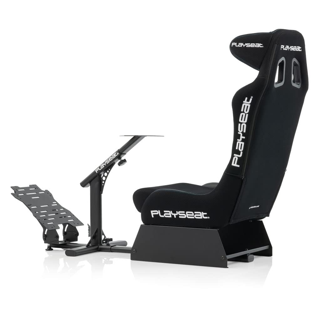 Playseat Evolution Pro Sim Racing Cockpit | Comfortable Racing Simulator Cockpit | Easily Adjustable | Compatible with All Steering Wheels & Pedals on the Market | Supports PC & Console |Actifit