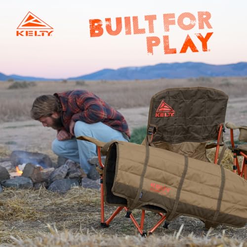 Kelty Lowdown Folding Chair, Camping Seat for Backyard Parties, Soccer Saturdays, Concerts, Beach, Tailgating (Bungee Cord...