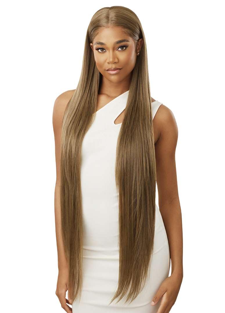 Outre Lace Front Wig - Melted Hairline - Kaymore (DRFF2/HONEY AMBER BROWN)