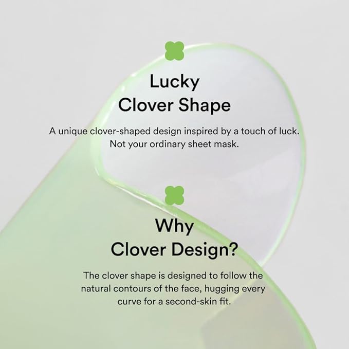 Skit Calming & Repairing Face Gel Patch, Azulene & Cica Clover Mask for Instant Redness Soothing & Pore-Area Comfort, Skin Barrier Support, K-Beauty, 4 Sets (8 Patches)