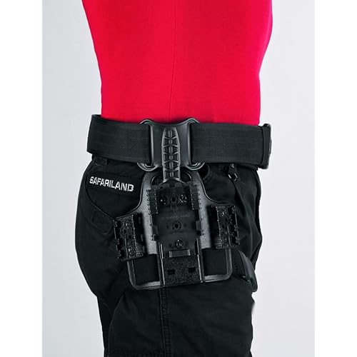 SAFARILAND Drop Flex Adapter with Single Strap Leg Shroud for Gun Holsters