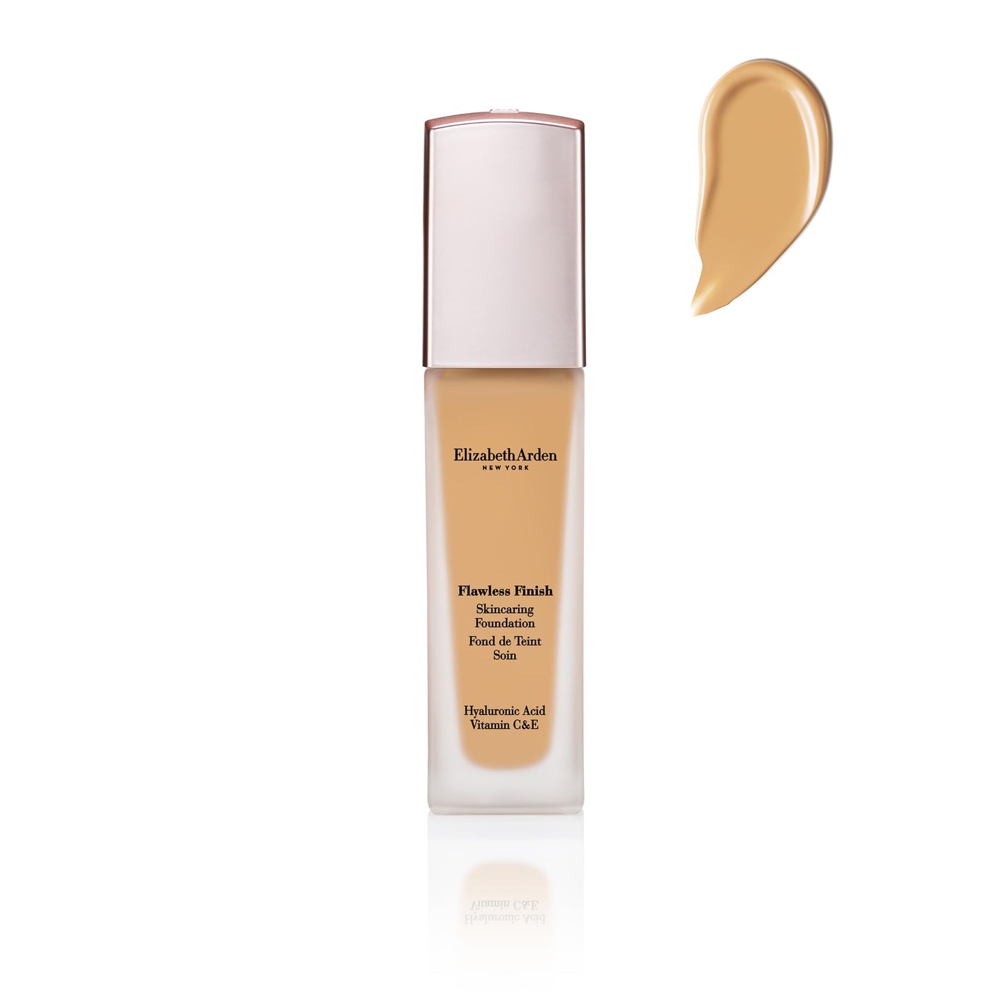 Elizabeth Arden Flawless Finish Skincaring Foundation with Hyaluronic Acid, Vitamin C & E, 310C (Medium skin with cool undertone
