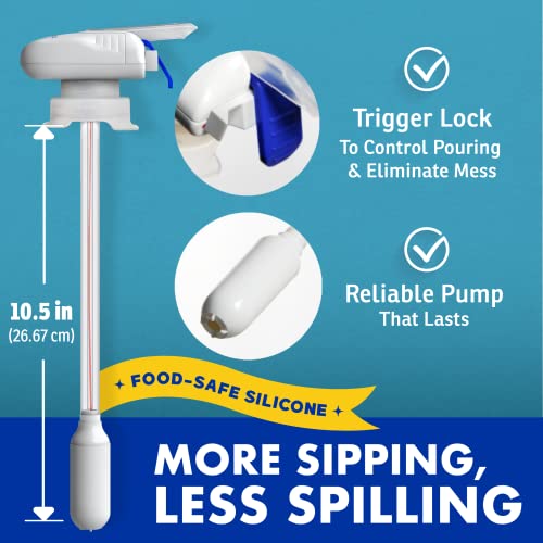 The Magic Tap Automatic Drink Dispenser - Hands-Free Beverage Dispenser for Fridge - Perfect for Milk, Juice - Gifts for W...