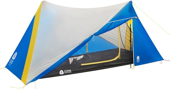 Sierra Designs High Route 1P Non-Freestanding Ultralight Trekking Pole Shelter for Thru Hiking, Backpacking, Camping, Desi...
