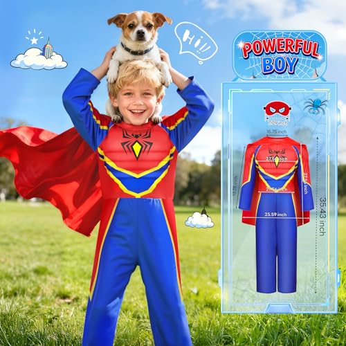Jeowoqao Costumes for Kids Boys Dress up Clothes for Role Play, Boys Muscle Chest Dress up Costumes with Policeman, Firema...