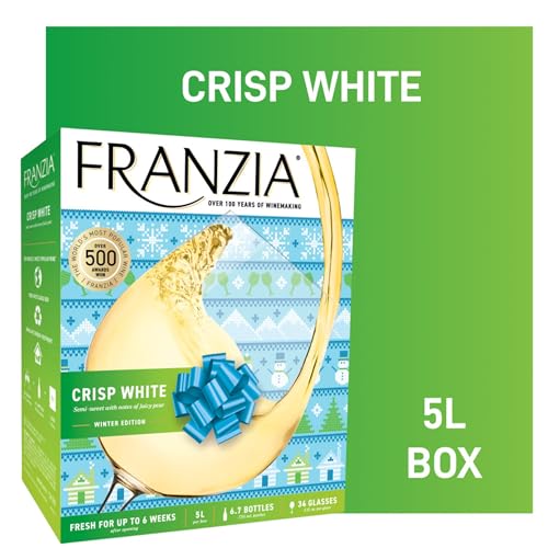 Franzia Crisp, White Wine, 5 Liters