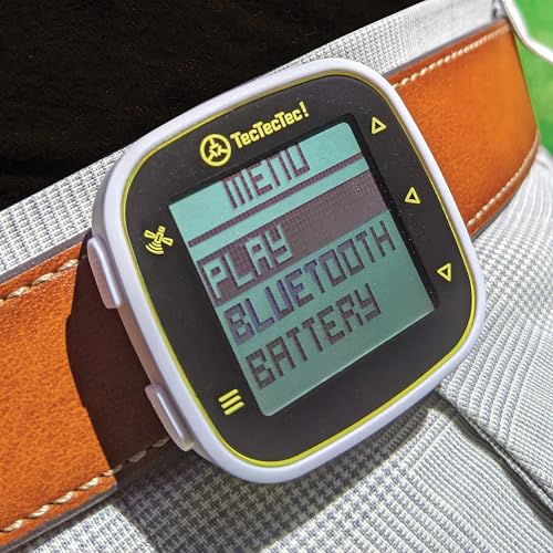 TecTecTec ULT-G Ultra-Light Golf GPS Handheld with Rechargeable Battery LCD Display, Preloaded with 38K Worldwide Courses,...