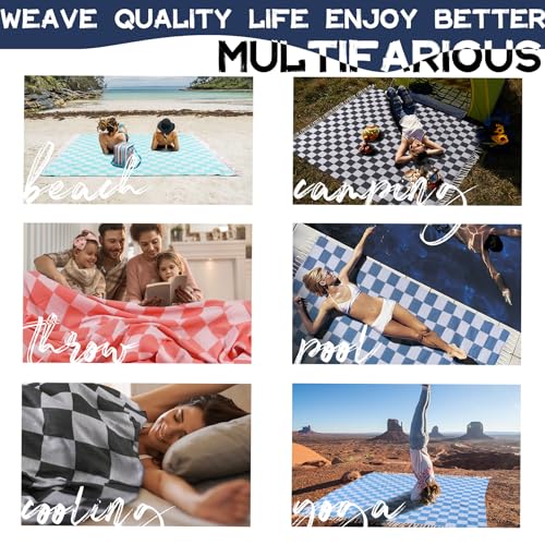 Large Picnic Blanket Outdoor Law Park Grass Patio Mat Manta Para Soft Car Travel Essentials Road Trip Summer Vacation Stuf...