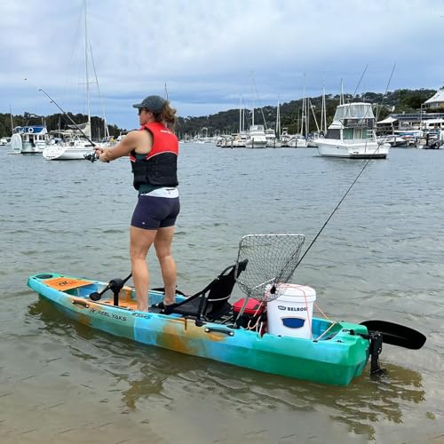 Reel Yaks Radar Modular Fishing Kayak - 10ft Lightweight, Sit On Top Kayak for Adults & Youth - Stable & Portable, Ideal S...
