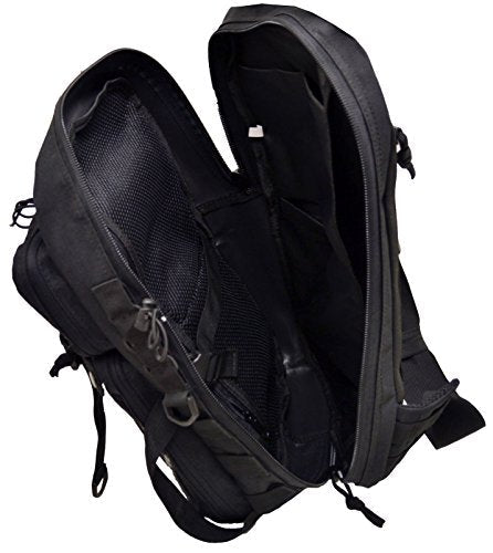 EXPLORER B8-BK Tactical Hydration Pack Ready Backpack with Molle & Chest Strap, Black