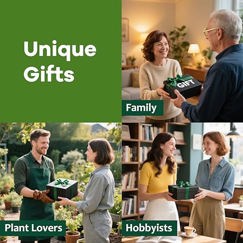 LUOJIBIE Bonsai Tree Kit for Beginners - Unique DIY Japanese Bonsai Trees,Crafts for Adults, Ideal Gardening Birthday Gift...