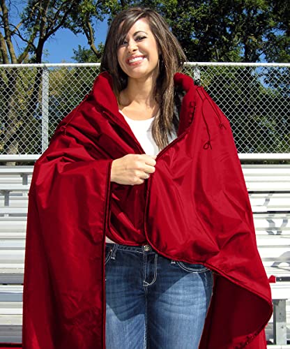 Ultimate Sports Wrap - PATENTED - The Only WEARABLE Weatherproof/Stadium/Picnic/Sports Blanket, complete with Upper and Lo...
