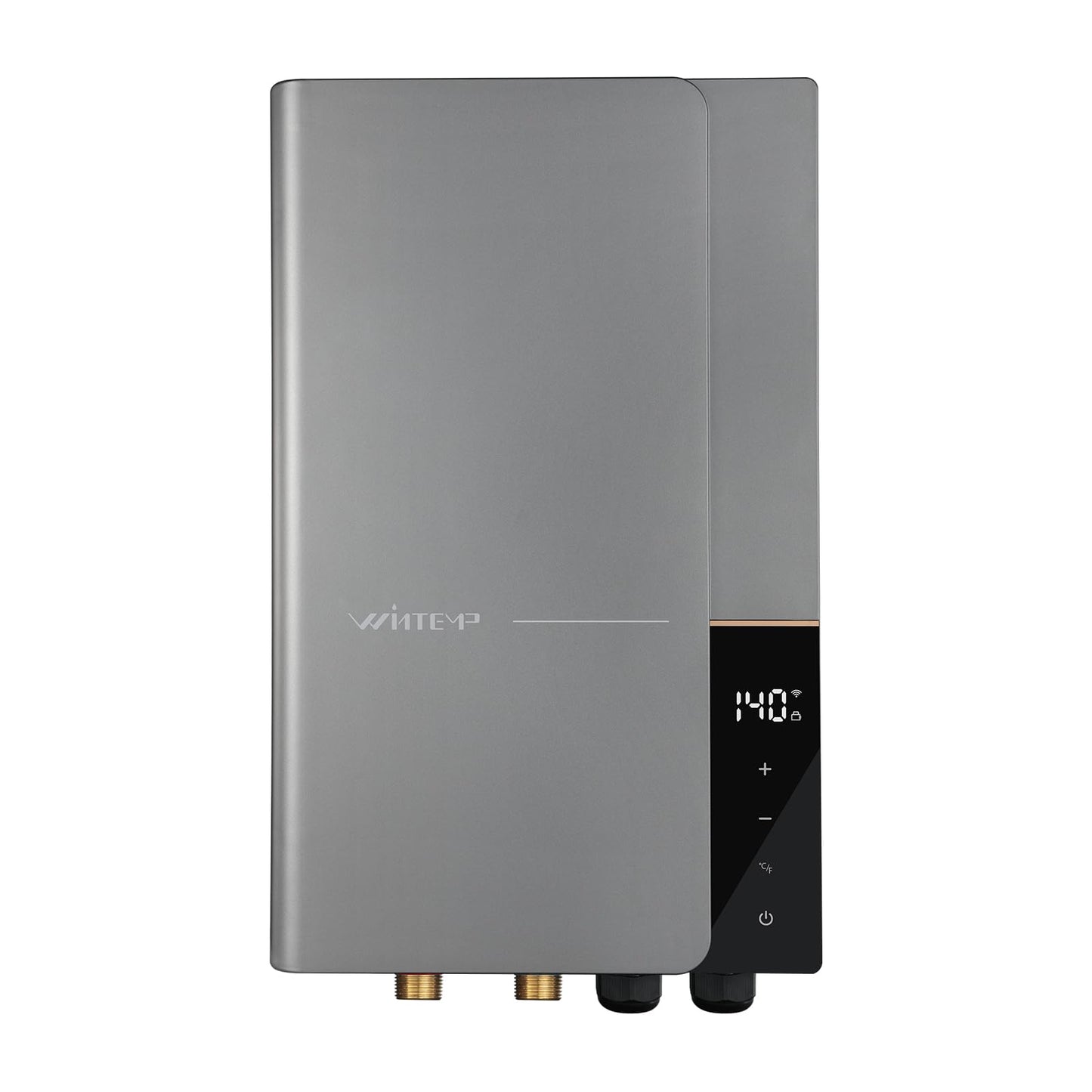 WINTEMP Tankless Water Heater Electric 27kW 240V, Whole House Instant Hot Water, Up to 6.3 GPM, Digital Self-Regulating System, Space-Saving Wall Mount, ETL Certified
