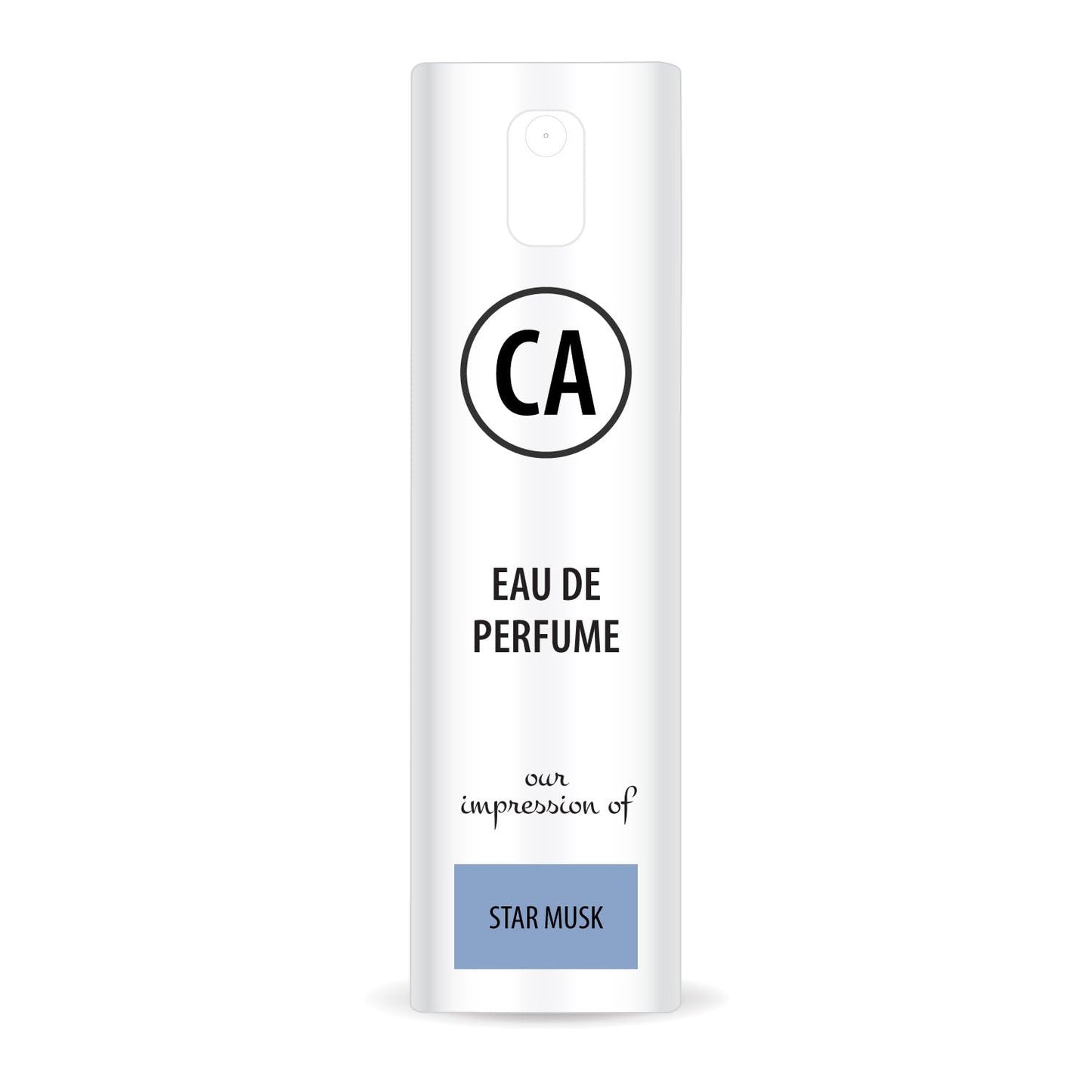 CA Perfume Impression of Star Musk Unisex Eau De Parfum Floral Woody Musk Scent Long Lasting Unisex Fragrance Travel Size TSA Ready for Day and Night Wear 0.33 Fl Oz 10ml