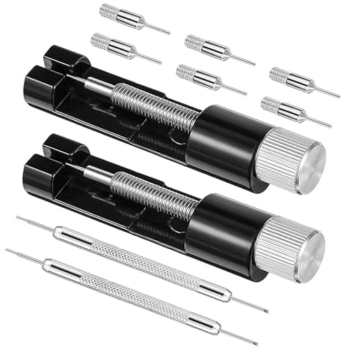 OYWGRICH 2 Pack Watch Link Removal Kit, Watch Repair Tool for Bracelet Adjustment and Replacement, Pin Remover for Sizing ...