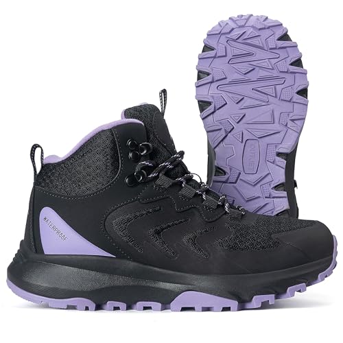 Women’s Waterproof Hiking Boots Lightweight Comfortable Trail Walking Outdoor Boots
