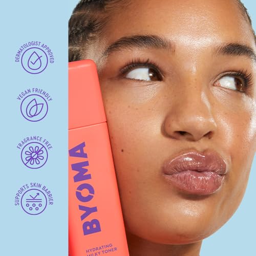 BYOMA Hydrating Milky Toner - Dewy, Ultra Hydrating Toner for Face - Soothes Skin, Locks in Moisture, Reduces Redness - Ba...