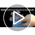 LUDILO 135Pcs Christmas Window Clings Snowflakes Window Decals Static Window Stickers for Christmas Decorations Windows Dé...