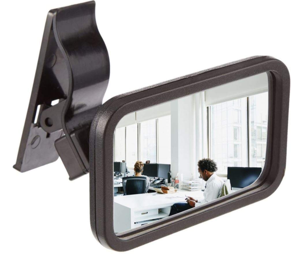 Clip-On Rear View Mirror For Pc Monitors Or Anywhere By Modtek (1 Pack)