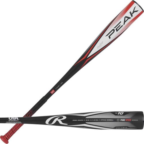 Rawlings | PEAK Baseball Bat | USA | -10 | 2 5/8" Barrel | 30"