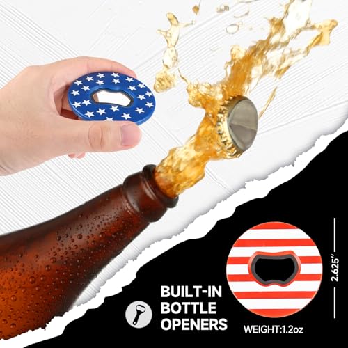 GSE Games & Sports Expert Premium Wood Washer Toss Game Set with 8 Washers with Bottle Opener for Adults and Family. Porta...