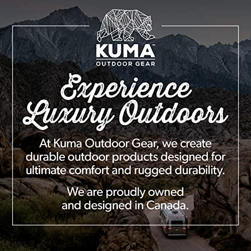 Kuma Outdoor Gear Off Grid Chair, Ultimate Portable Luxury Rugged Outdoor Folding Chair for Camping, Glamping, Sports & Ou...