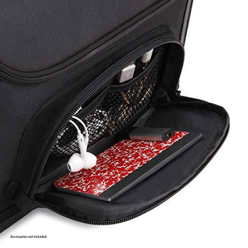 USA Gear Travel Organizer Fits Bartending Kits - Bartending Bag with Shoulder Strap, Customizable Interior for Jigger, Sha...