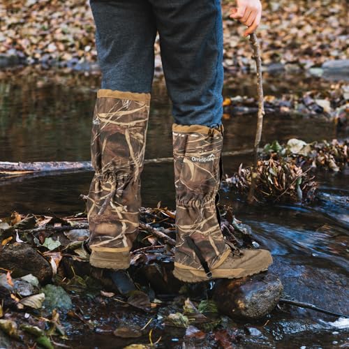 Waterproof Adjustable Leg Gaiters for Men and Women Snow Boot Gaiters for Hiking in Hunting Sand and Mud Mountain Climbing...