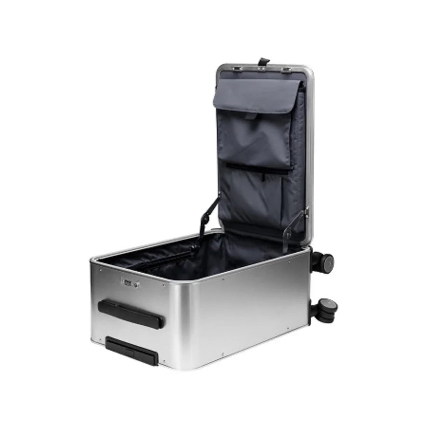 MUdson Trunk Durability Aluminium 20" 24" Inch Board Plane Suitcase Business Trolley Luggage Bag On Wheel Durable (Color : Silver, Size : 20")