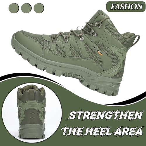 POGEPE Men's Hiking Boots Hiking Shoes,Waterproof Outdoor Trekking Backpacking Mountaineering Boots 8061