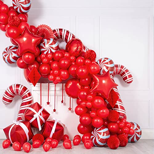 FOTIOMRG Red Balloons, 50 Pack - 12 inch Latex Party Balloons for Birthday, Graduation, Baby Shower, Valentines, Christma...