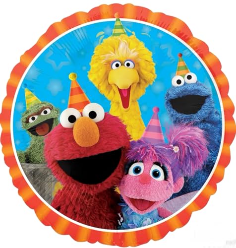 Sesame Street Elmo and Cookie Monster 2nd Birthday Party Supplies Balloon Bouquet Decorations