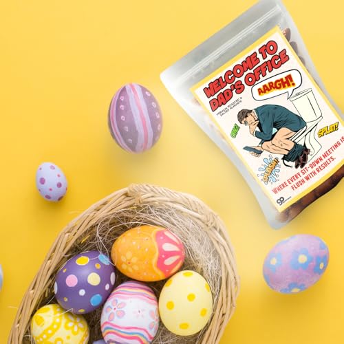 Dad’s Office Premium Roasted Almonds Funny Father’s Day Gag Gifts for Dads Mens Snacks for Camping Hiking Unusual Food Bas...