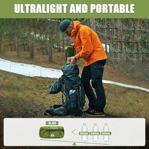 Night Cat Ultralight Tent 1 Person for Professional Backpacker Hiker 2 LBS Only Lanshan Backpacking Bivvy Ground Tent Heav...