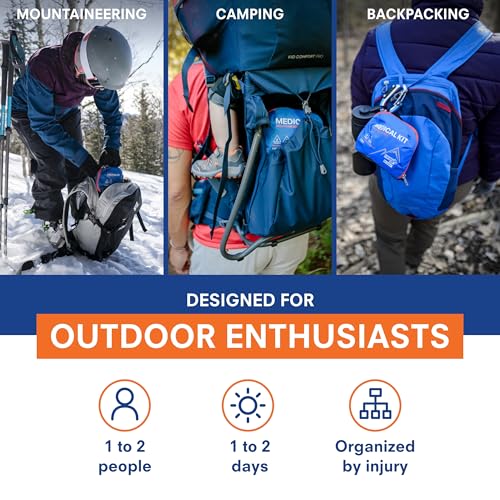 Adventure Medical Kits Mountain Series Medical Kit - Hiker - Emergency Medical First Aid Kit - For 2 People for 2 Days - C...