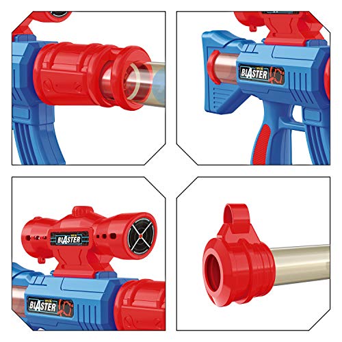 YEEBAY Shooting Game Toy for Age 6, 7, 8,9,10+ Years Old Kids, Boys - 2pk Air Guns & Shooting Target & 24 Foam Balls - Ide...